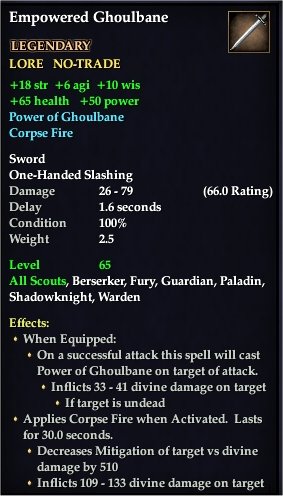 Empowered Ghoulbane